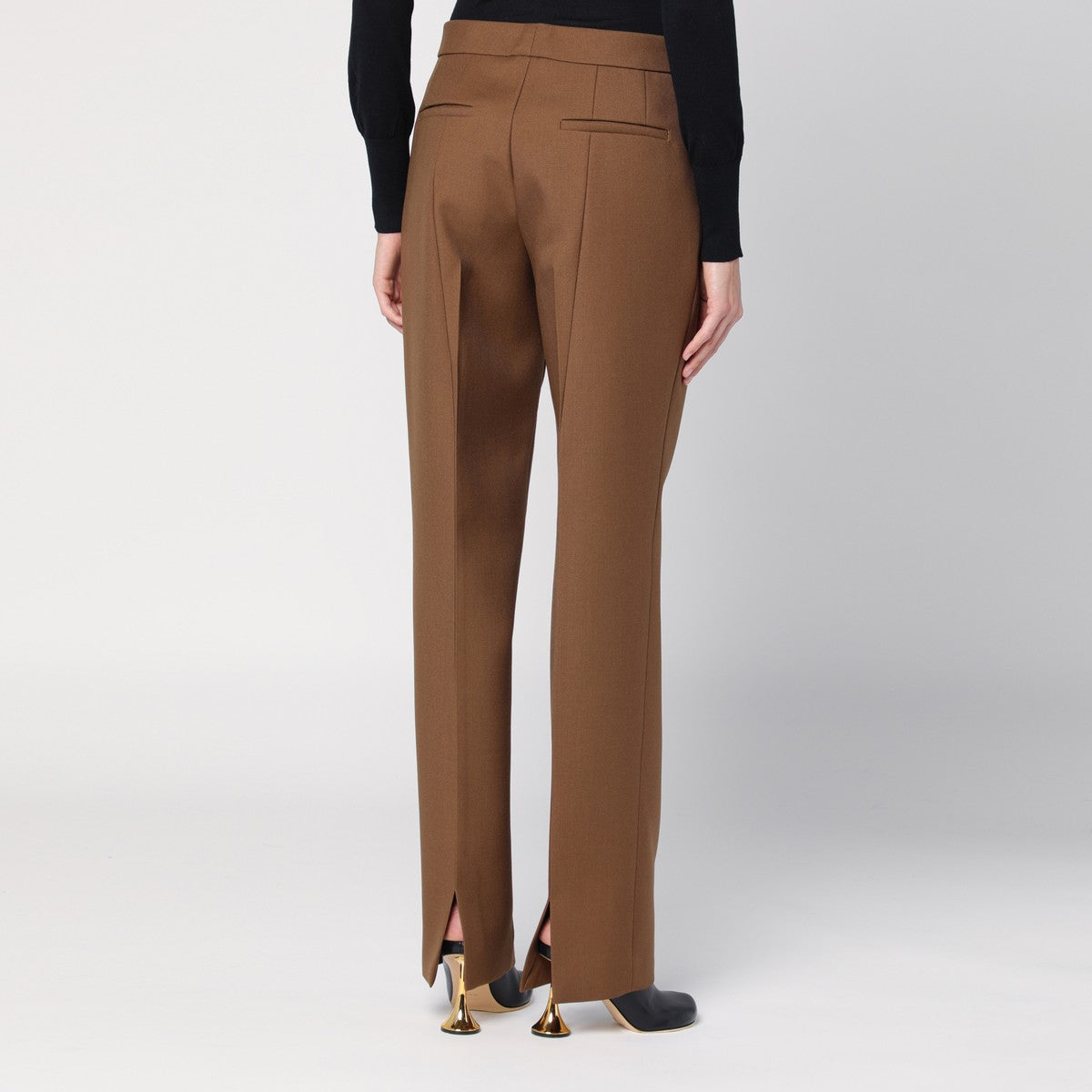 Jil Sander Brown wool trousers Jil Sander