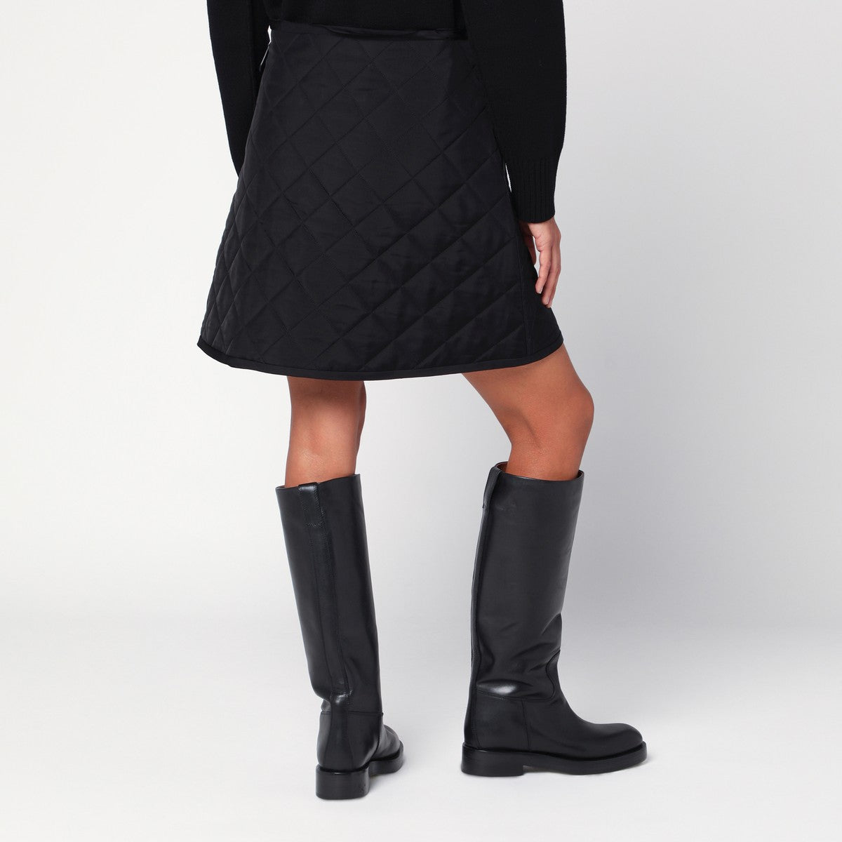 Jil Sander Black quilted skirt Jil Sander