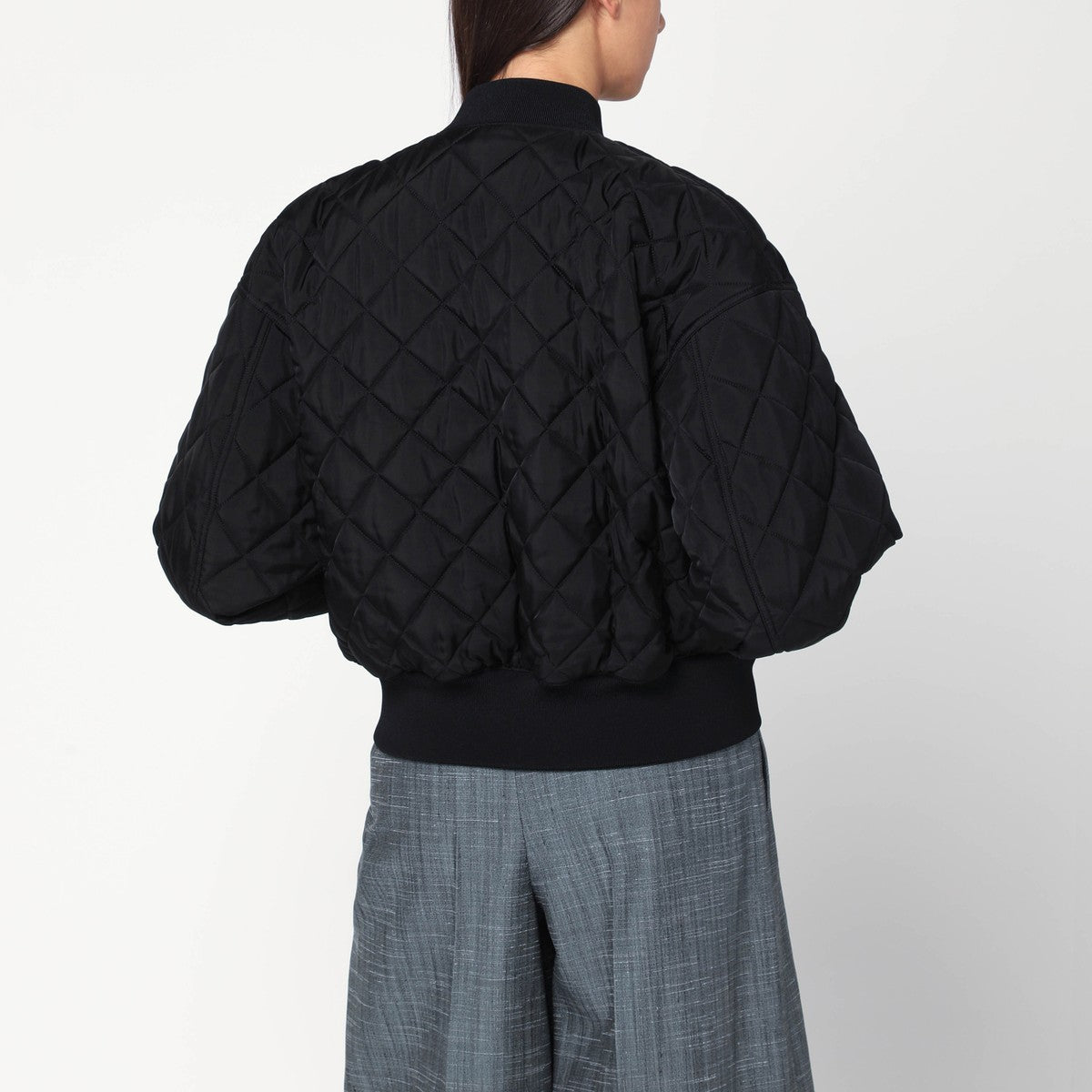 Jil Sander Quilted black bomber Jil Sander