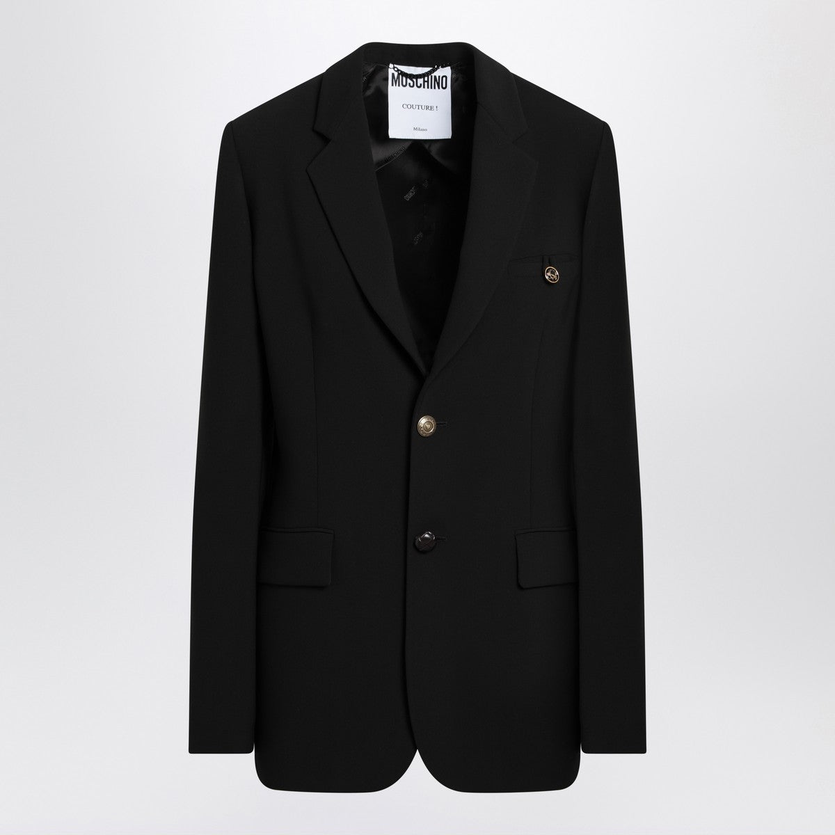 Moschino Black single-breasted jacket Moschino