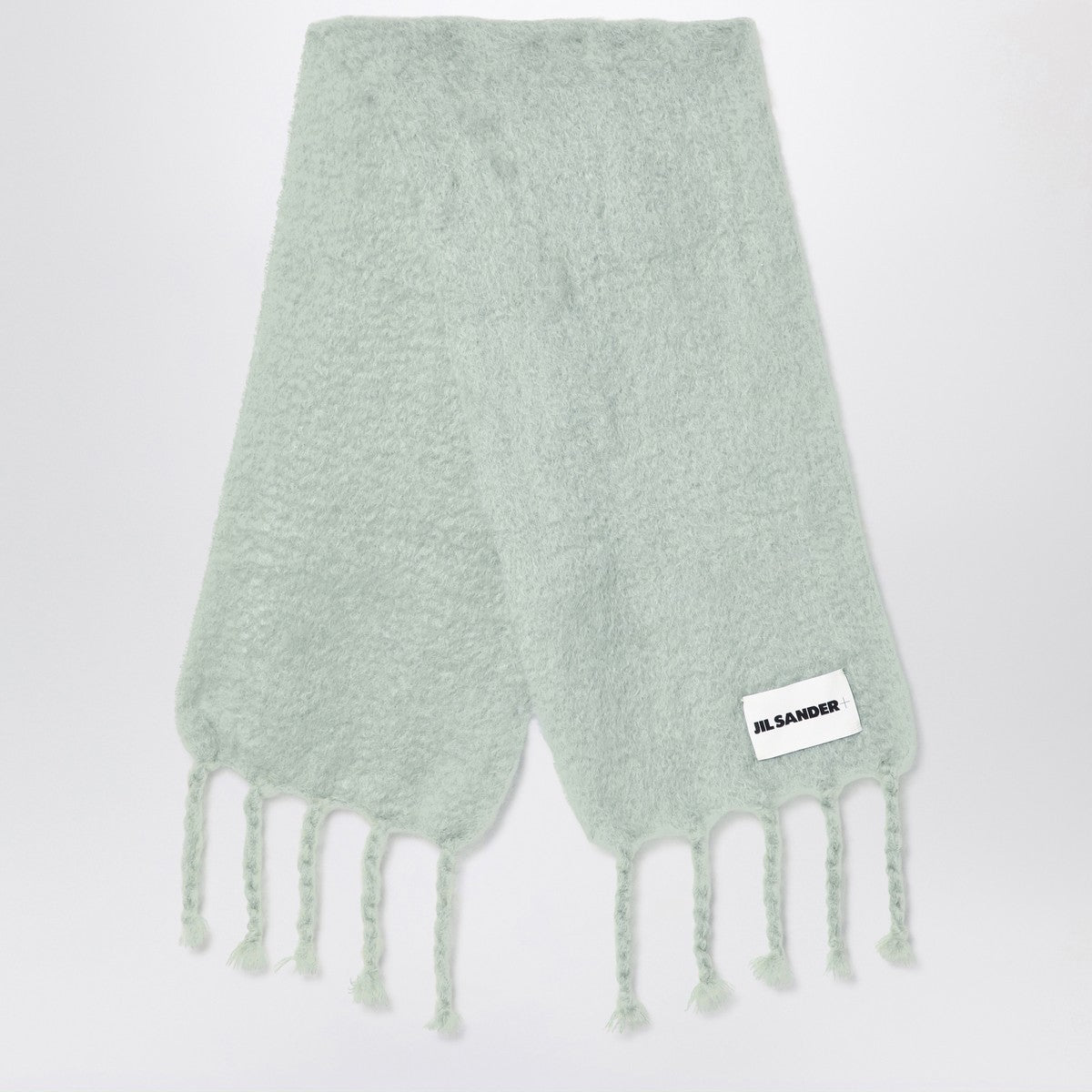 Jil Sander Pale green mohair blend scarf Jil Sander