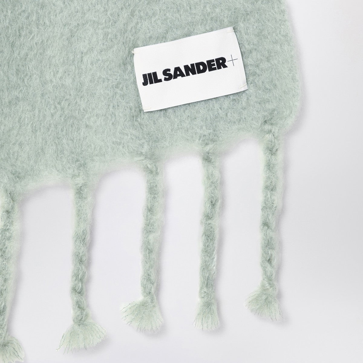 Jil Sander Pale green mohair blend scarf Jil Sander