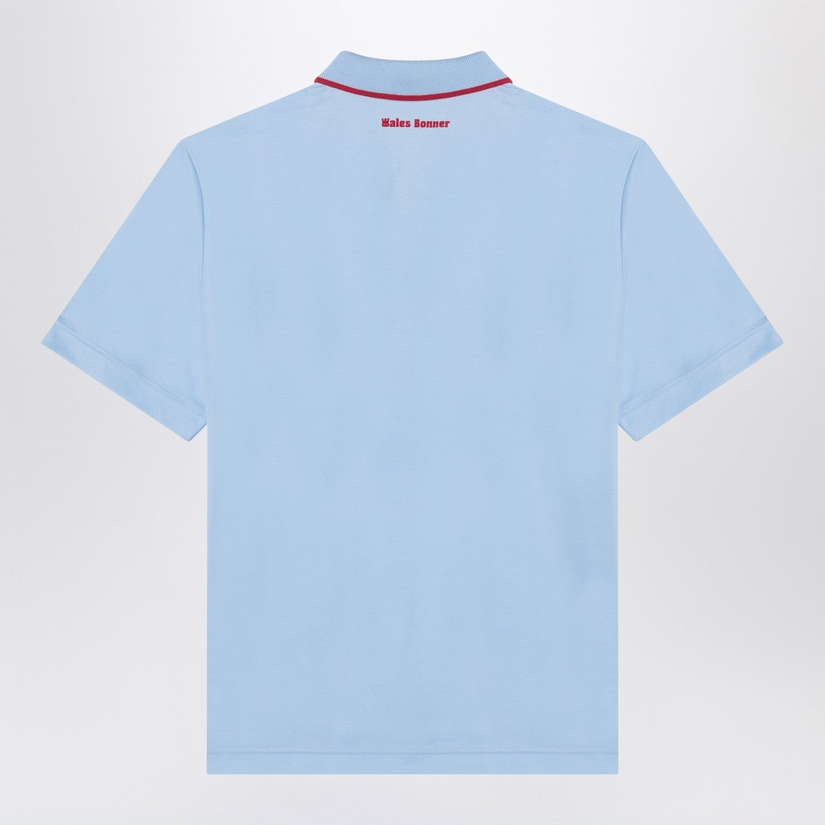 adidas by Wales Bonner Light blue polo shirt with logo adidas by Wales Bonner