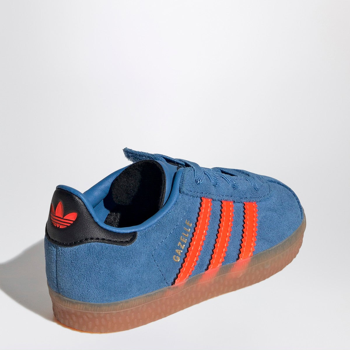 adidas Originals Gazelle Focus Blue/Solar Orange Sneaker with elasticated laces adidas Originals