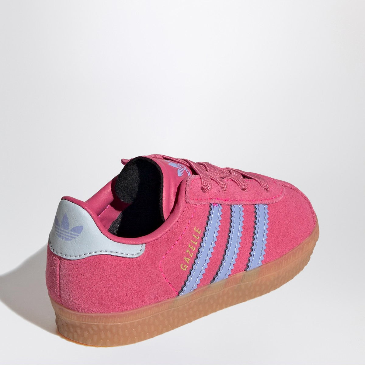 adidas Originals Elastic Gazelle sneakers in Shock Pink/Blue Spark/Halo Blue adidas Originals