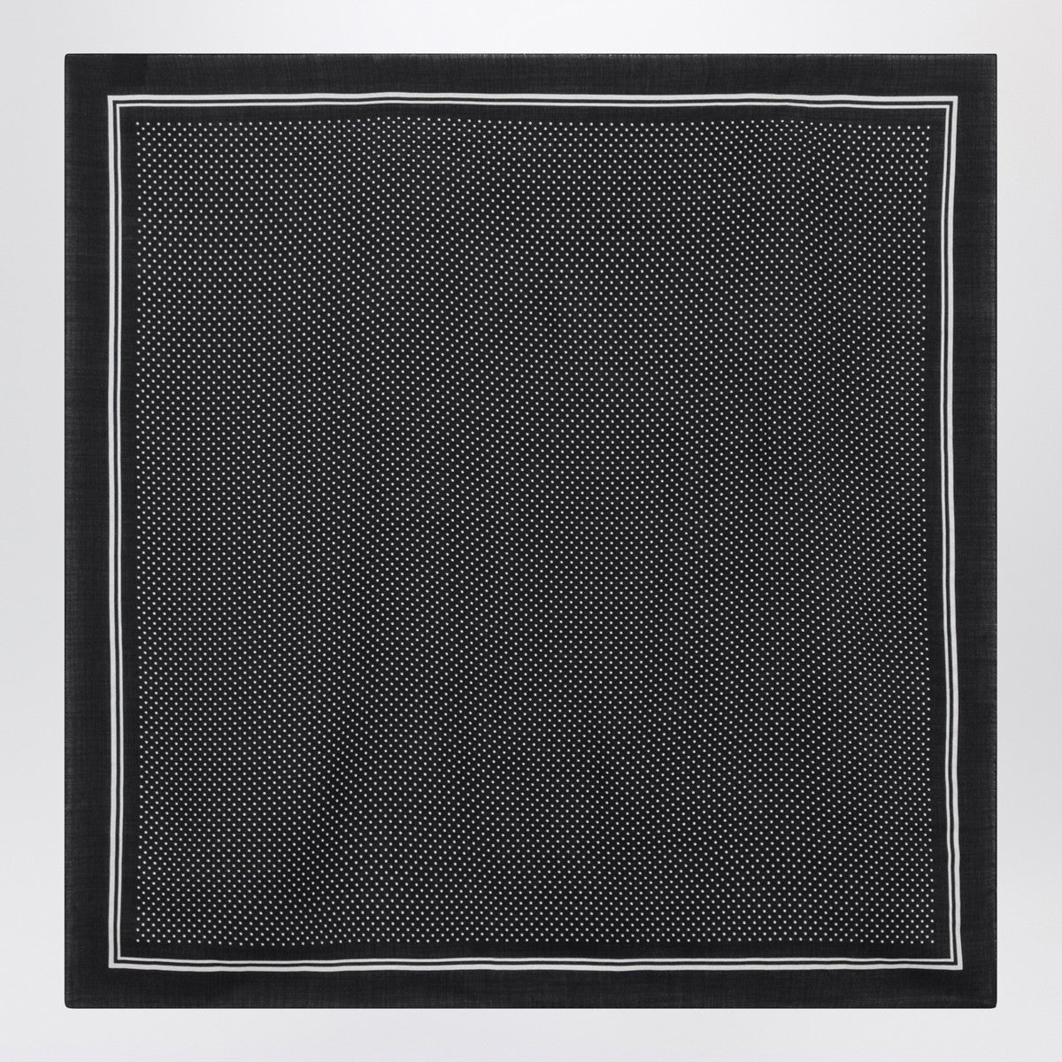 Destin Black wool polka-dot bandana Destin