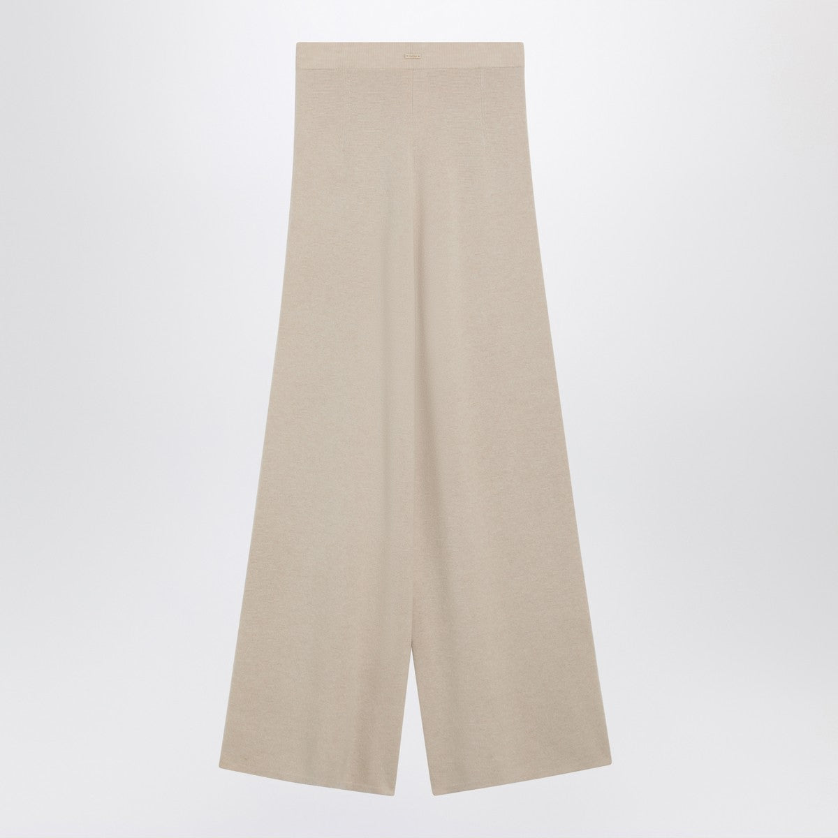 Max Mara Beige wool and cashmere knit trousers Max Mara