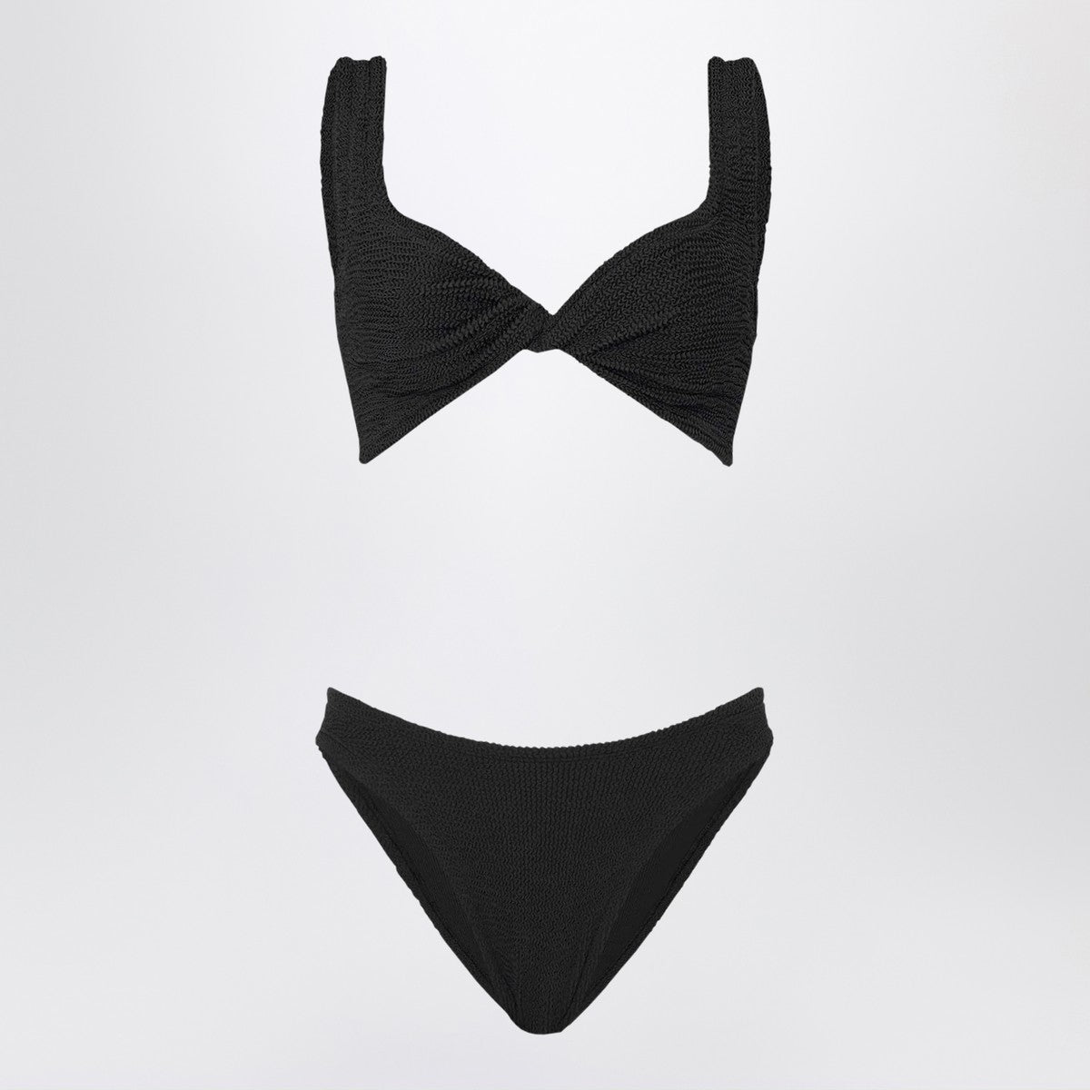 Hunza G. Hunza G Juno bikini set in black Hunza G.