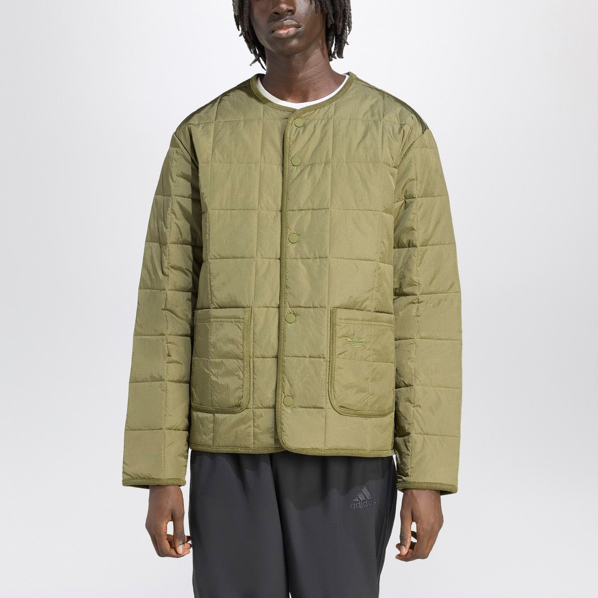 adidas Originals Green quilted jacket adidas Originals