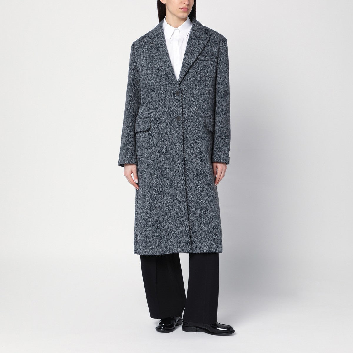 Calvin Klein Single-breasted coat in wool blend Calvin Klein