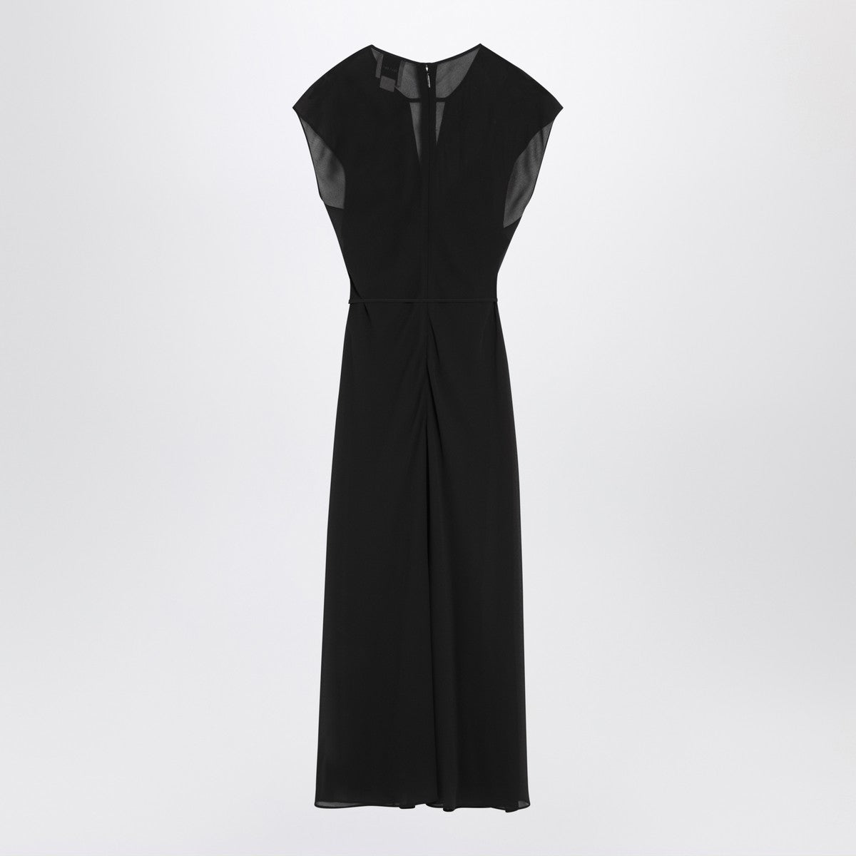 Calvin Klein Black midi dress with belt Calvin Klein