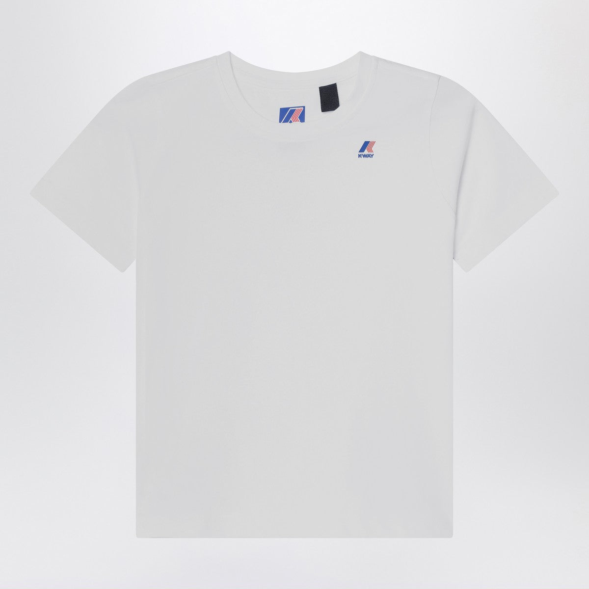 K-Way White Edouard T-shirt in cotton K-Way