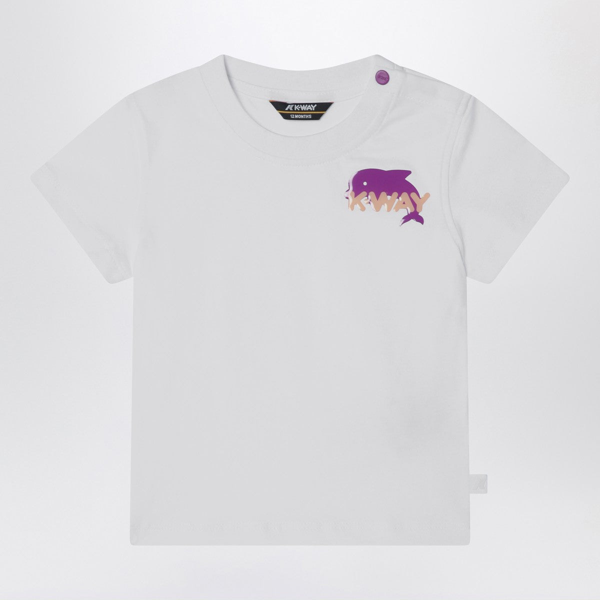 K-Way White Pete Dolphin t-shirt K-Way