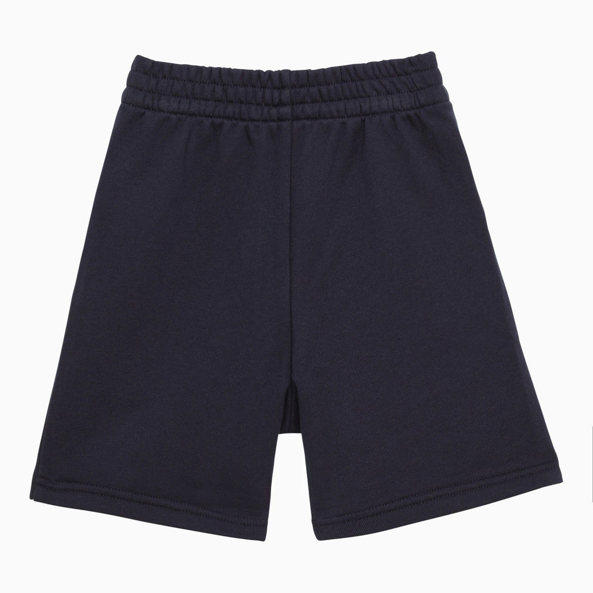 KENZO Navy blue cotton shorts with logo Kenzo