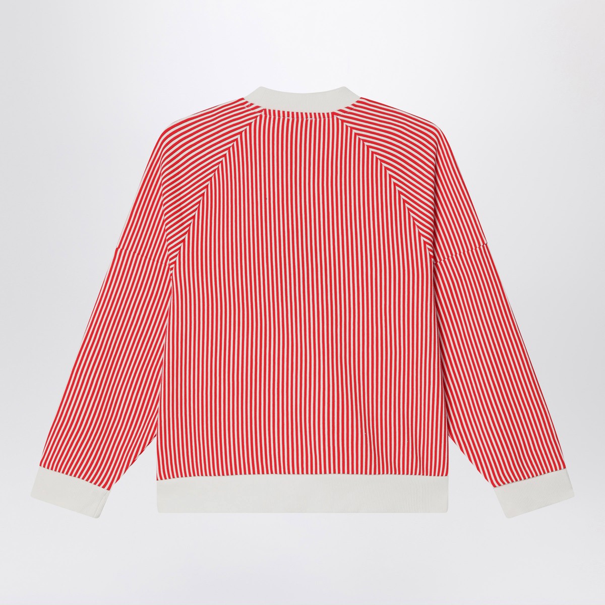 KENZO Red/white striped sweatshirt in cotton Kenzo