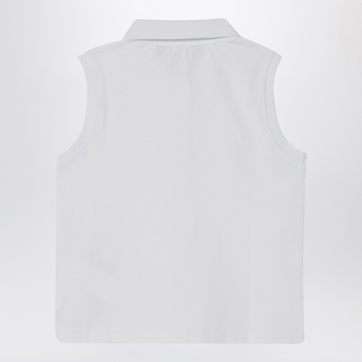 K-Way White sleeveless cotton polo K-Way
