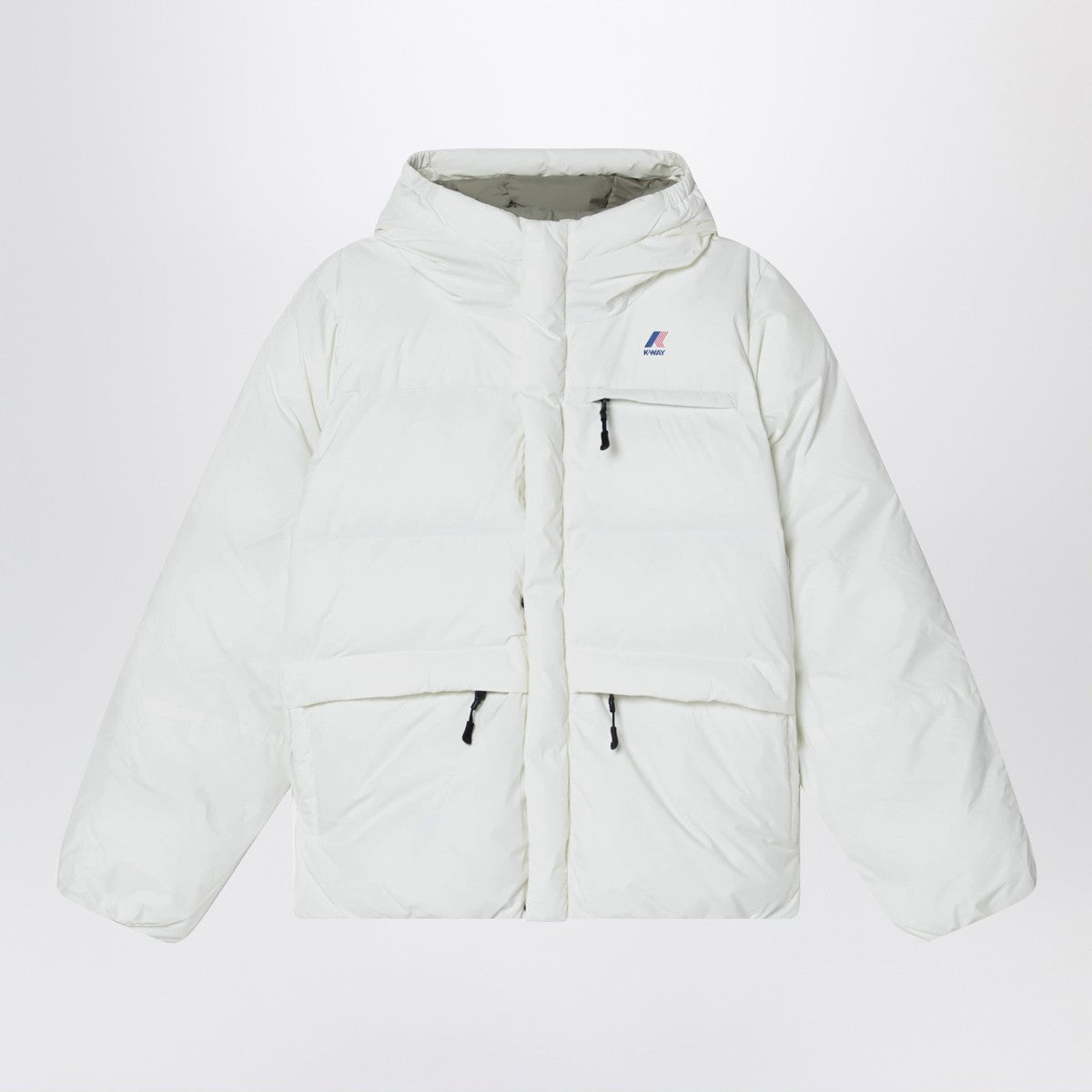 K-Way Le Vrai 4.0 Aurale jacket in white K-Way
