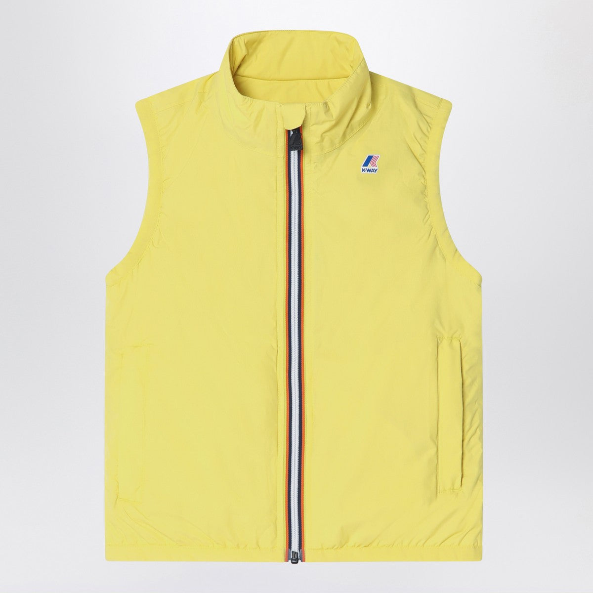 K-Way Yellow waterproof nylon vest K-Way