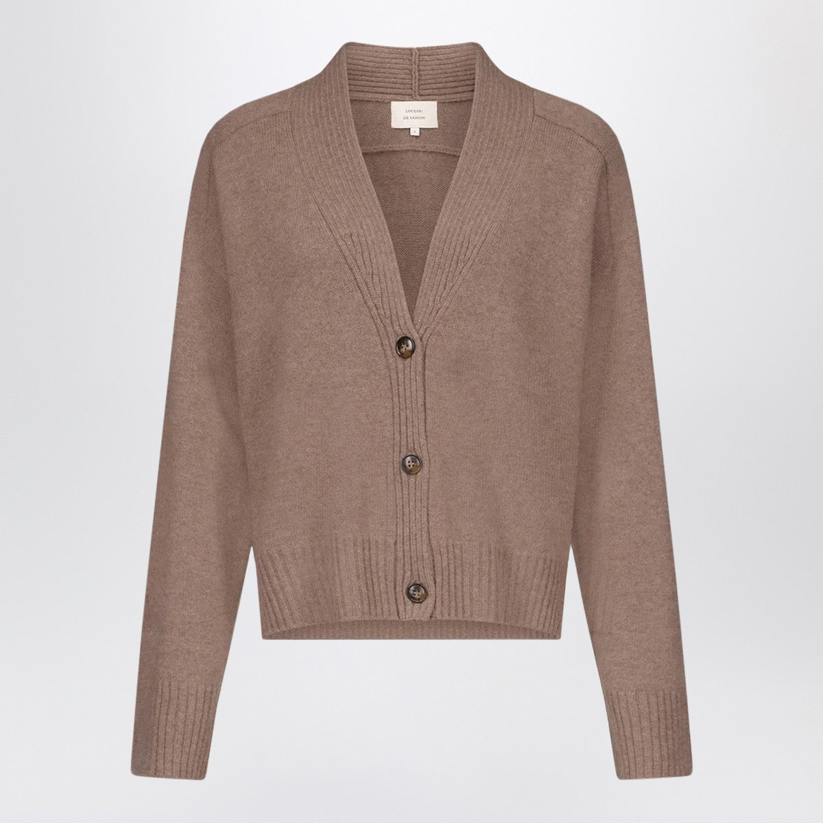 LouLou De Saison Kaia Lds anthracite grey cashmere cardigan LouLou De Saison