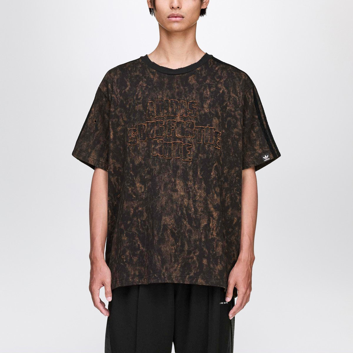 adidas Statement T-shirt Song For The Mute ADI006 Black/Wild Brown adidas Statement