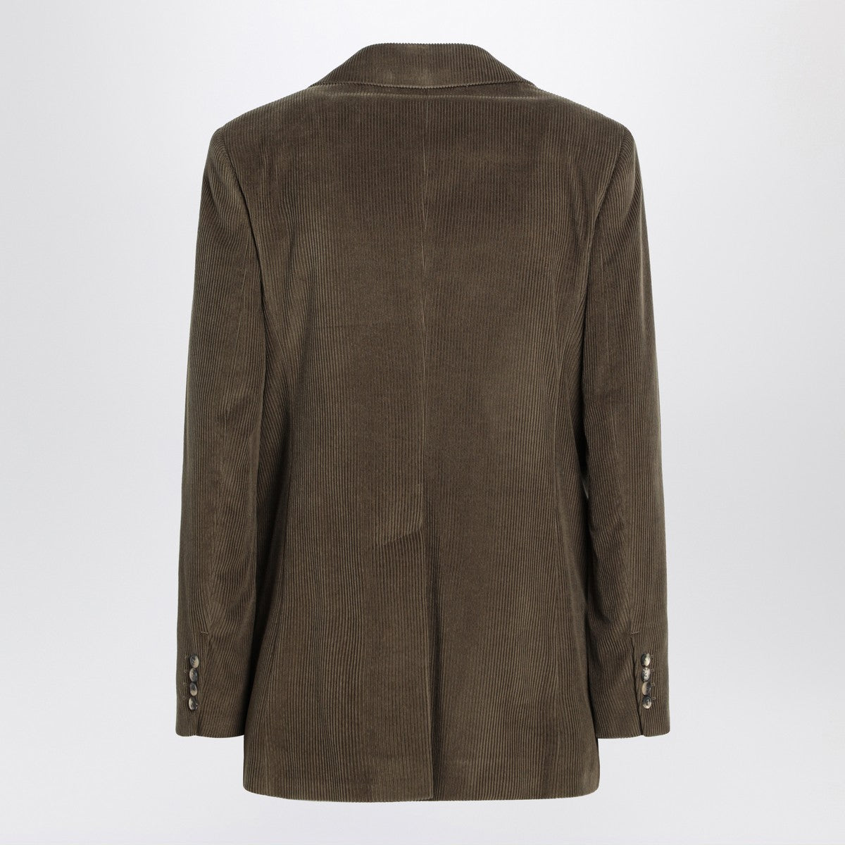 Max Mara Khaki ribbed jacket