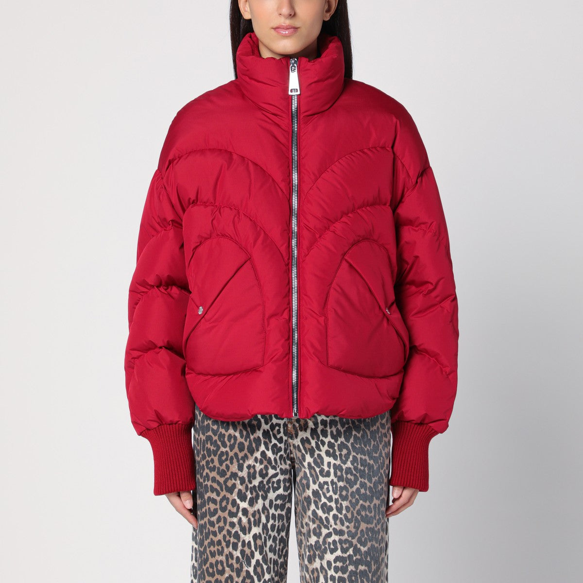Khrisjoy Red Corazon padded jacket Khrisjoy