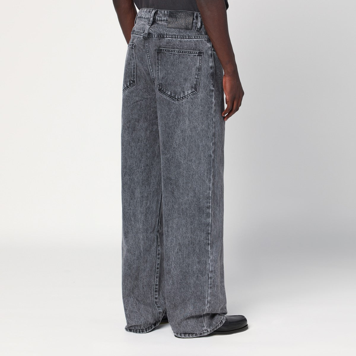 Basketcase Gallery Wide-leg black washed jeans Basketcase Gallery