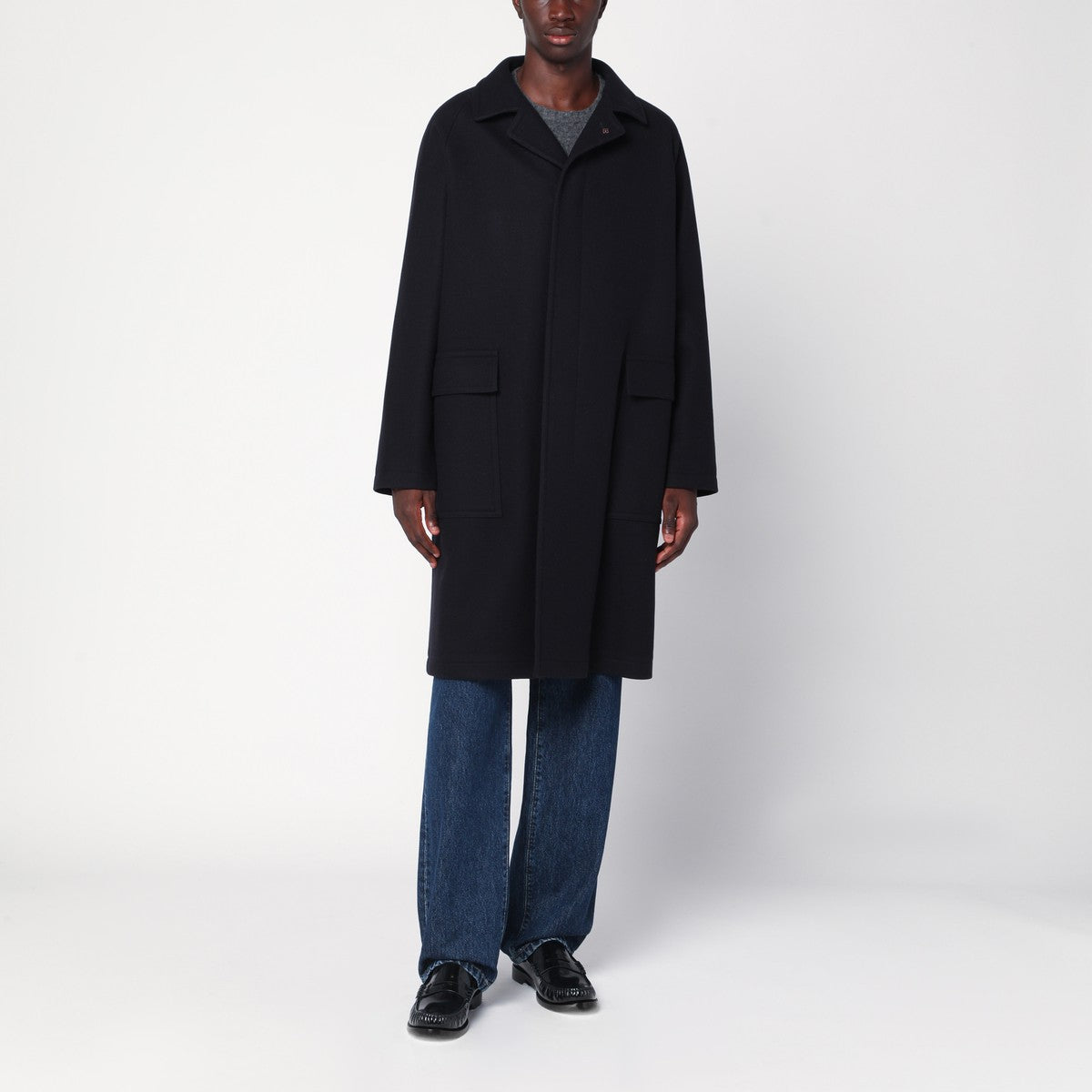 Tagliatore Loyds coat in black Tailor Tagliatore