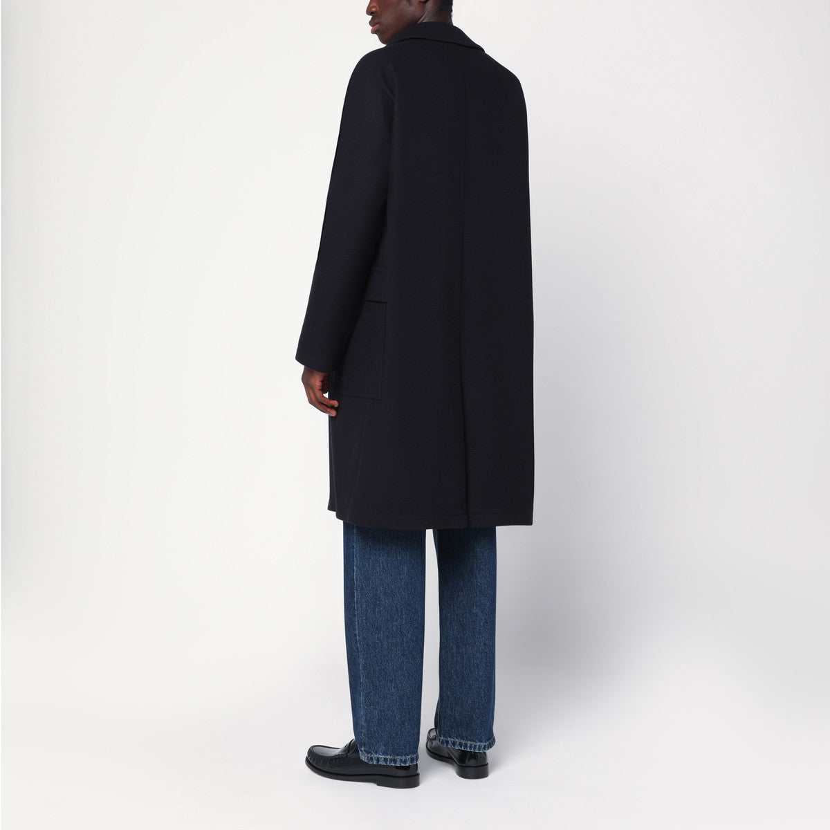 Tagliatore Loyds coat in black Tailor Tagliatore