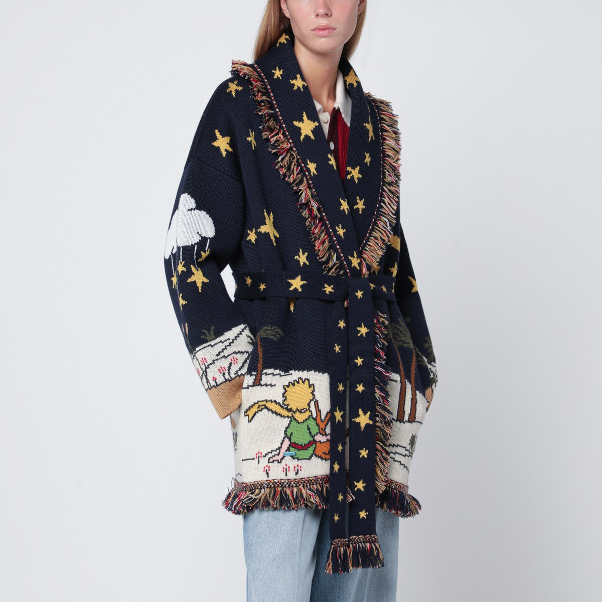 Alanui Midnight blue The Little Prince cardigan Alanui