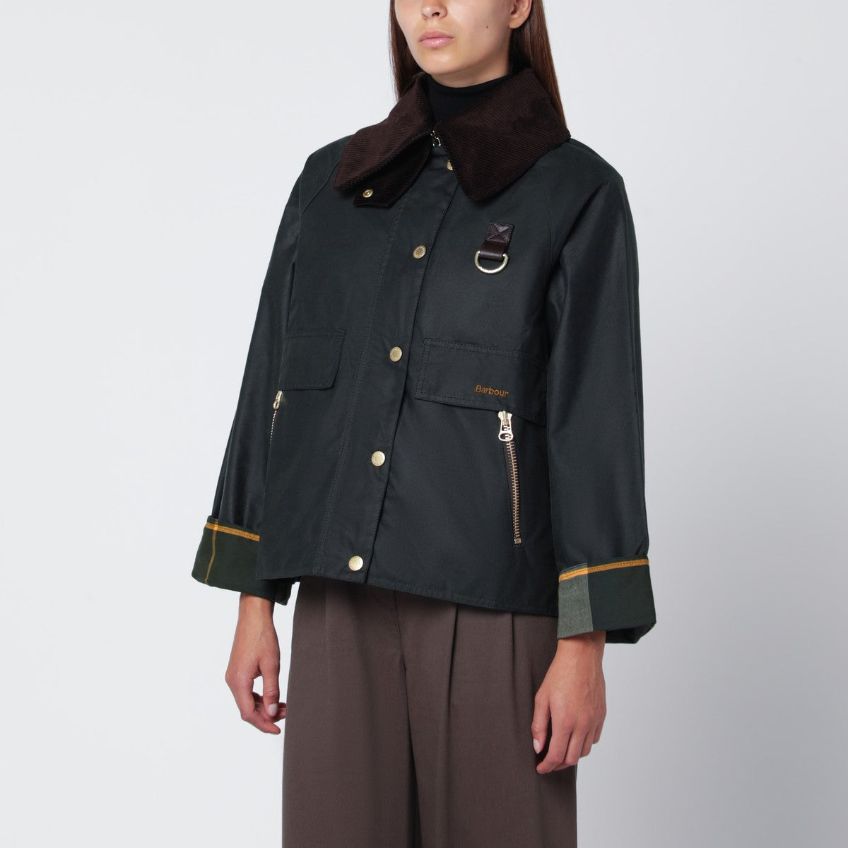 Catton Barbour Sage/Ancient waxed jacket Barbour