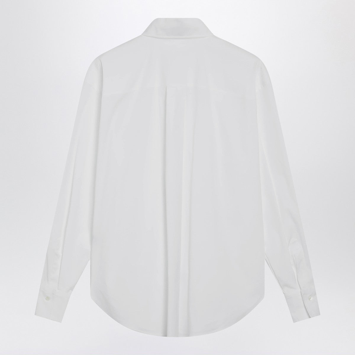 Brunello Cucinelli White shirt with Shiny Flap Detail Brunello Cucinelli