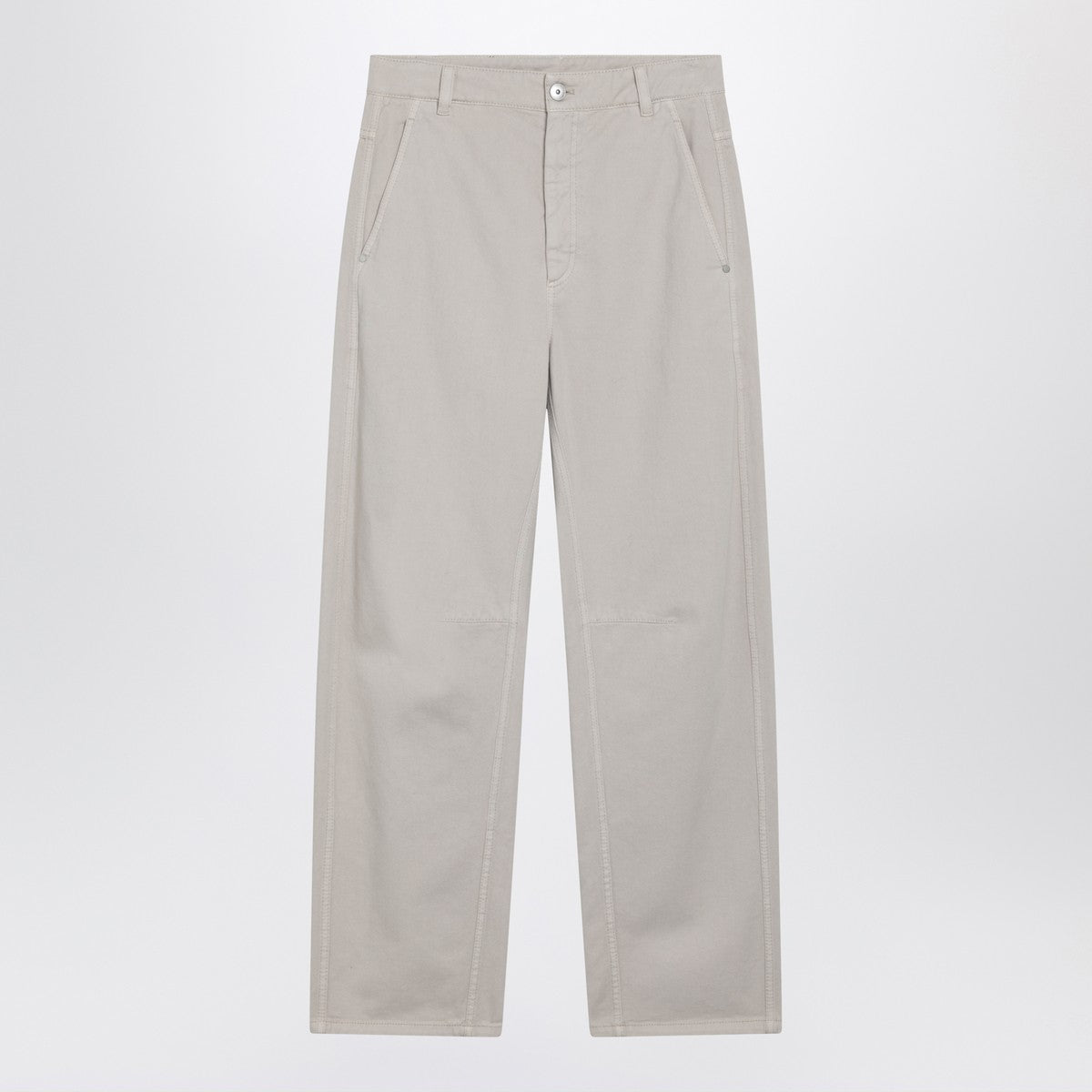 Brunello Cucinelli Beige cotton trousers Brunello Cucinelli