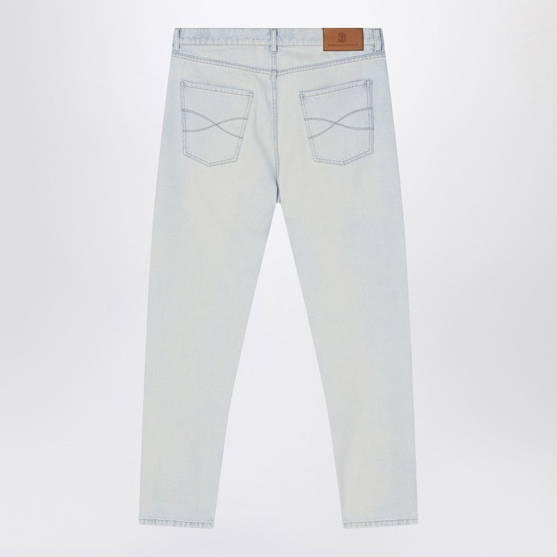 Brunello Cucinelli Regular light blue jeans Brunello Cucinelli