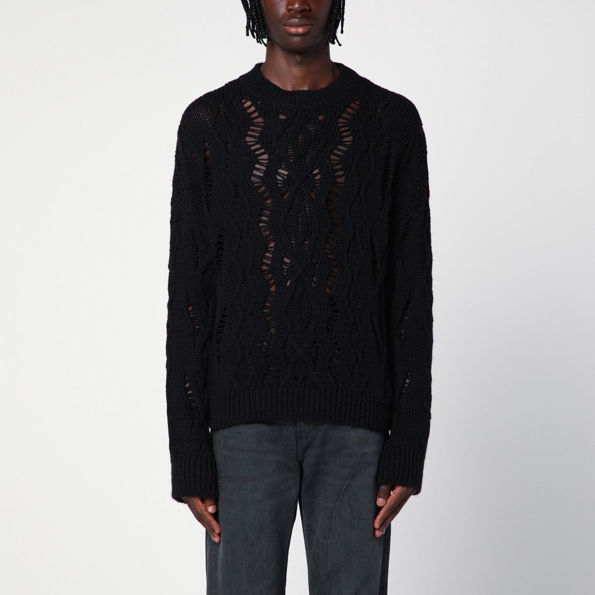 Our Legacy Cable Sonar black jumper Our Legacy