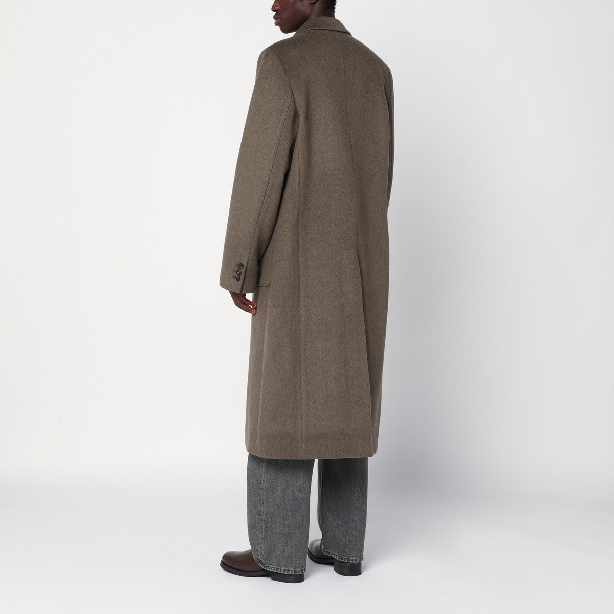 Our Legacy Moss-coloured wool blend coat Our Legacy