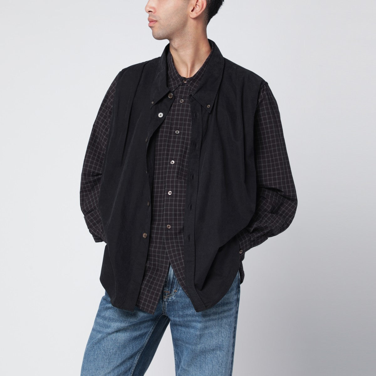 Our Legacy Black lumberjack-style check shirt Our Legacy