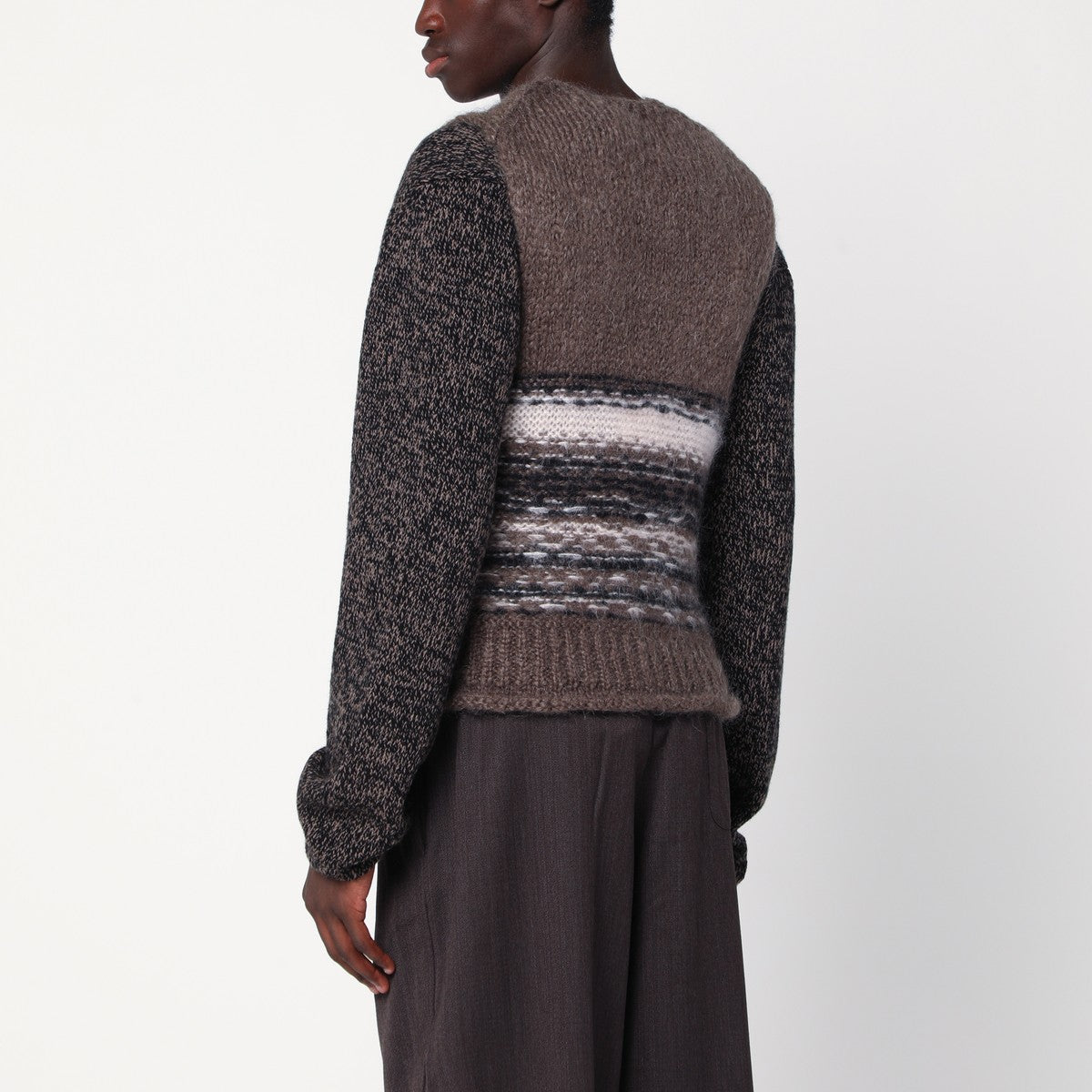 Our Legacy Brown mohair and wool waistcoat Our Legacy