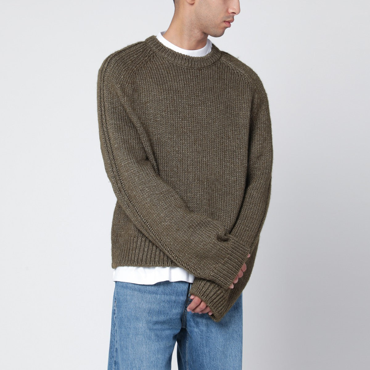 Our Legacy Green wool-blend crewneck sweater Our Legacy