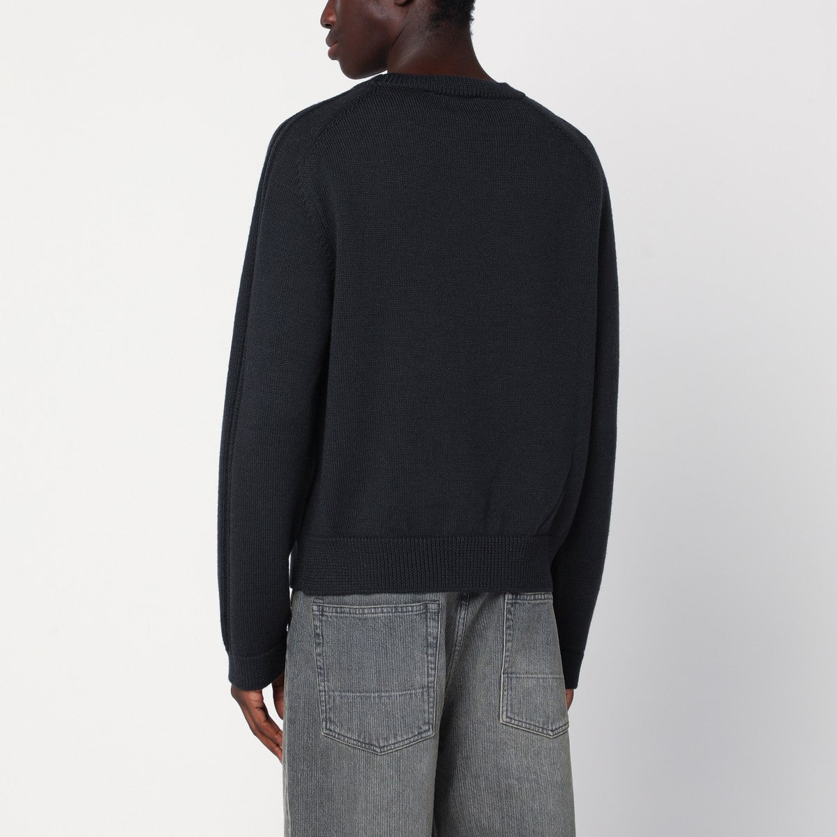 Our Legacy Black wool crew neck jumper Our Legacy