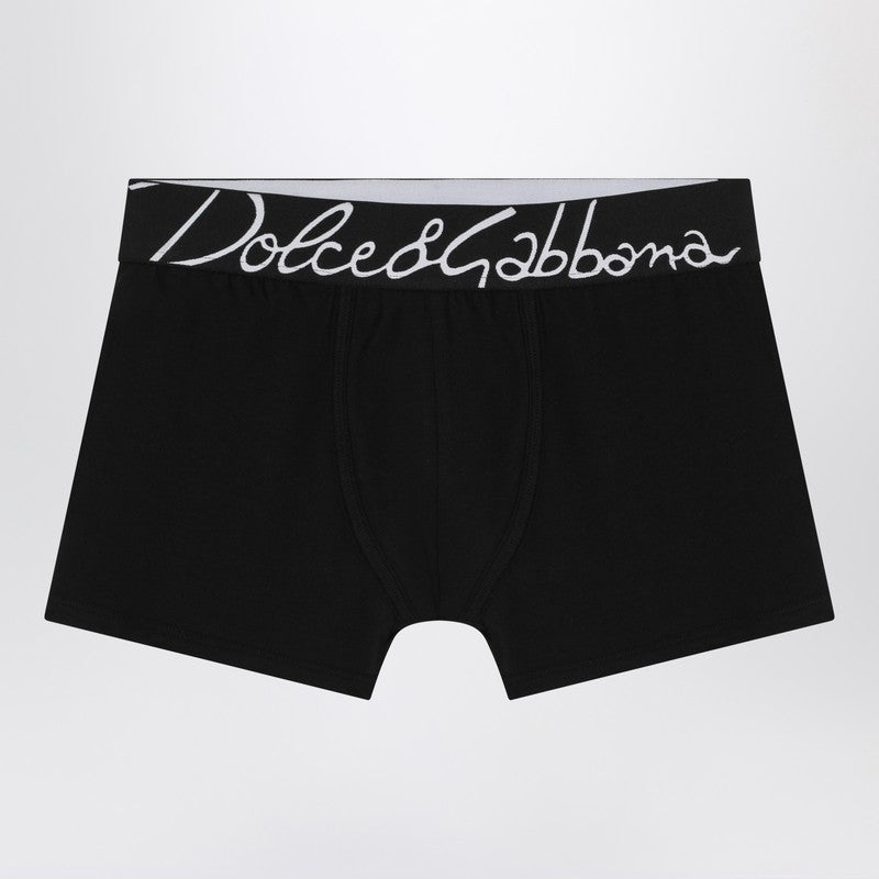 Dolce & Gabbana Dolce&Gabbana Stretch cotton boxer with logo Dolce & Gabbana