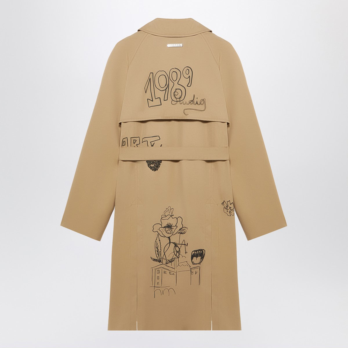 1989 STUDIO Embroidered Trench Scribble 1989 STUDIO