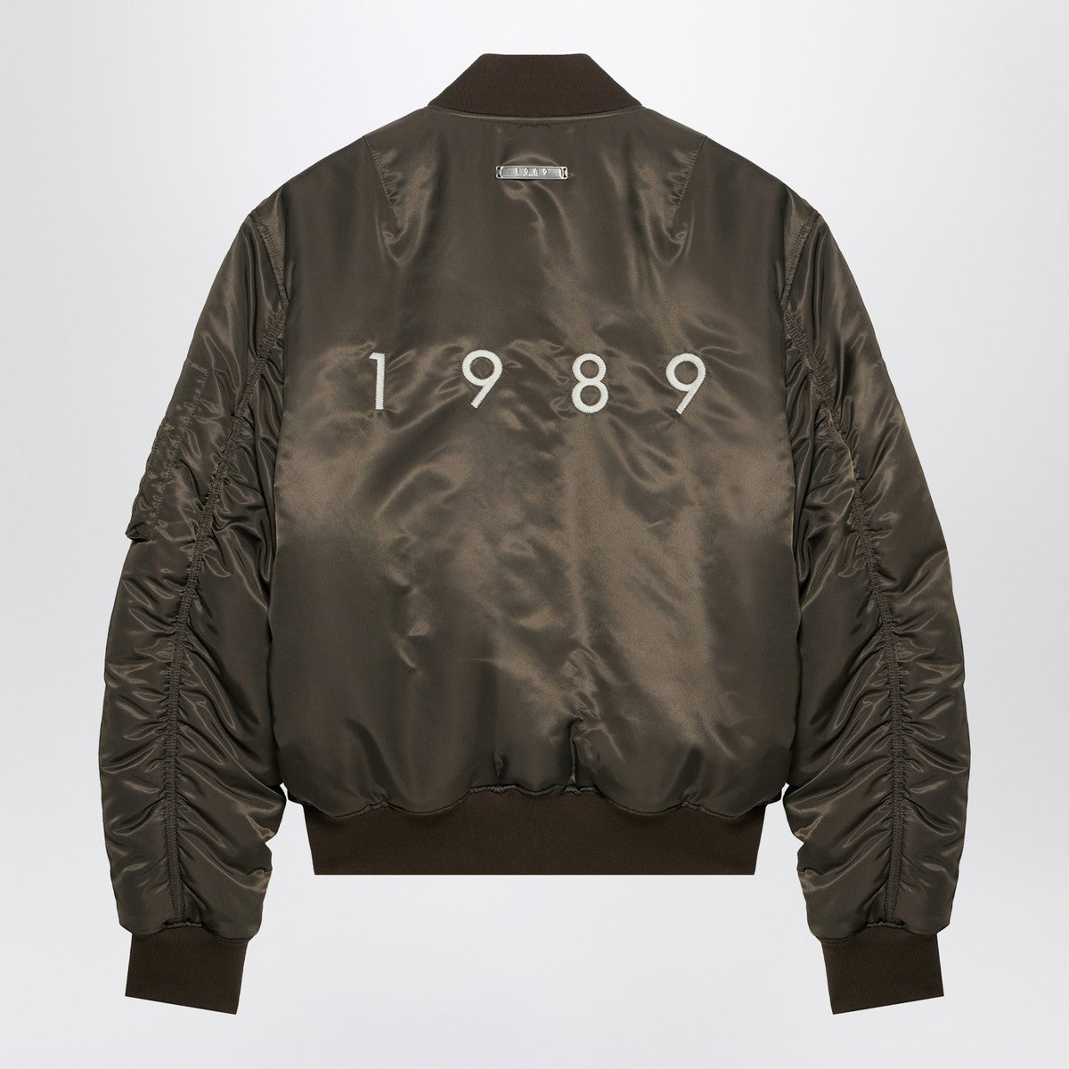 1989 STUDIO Brown nylon Bomber 1989 1989 STUDIO