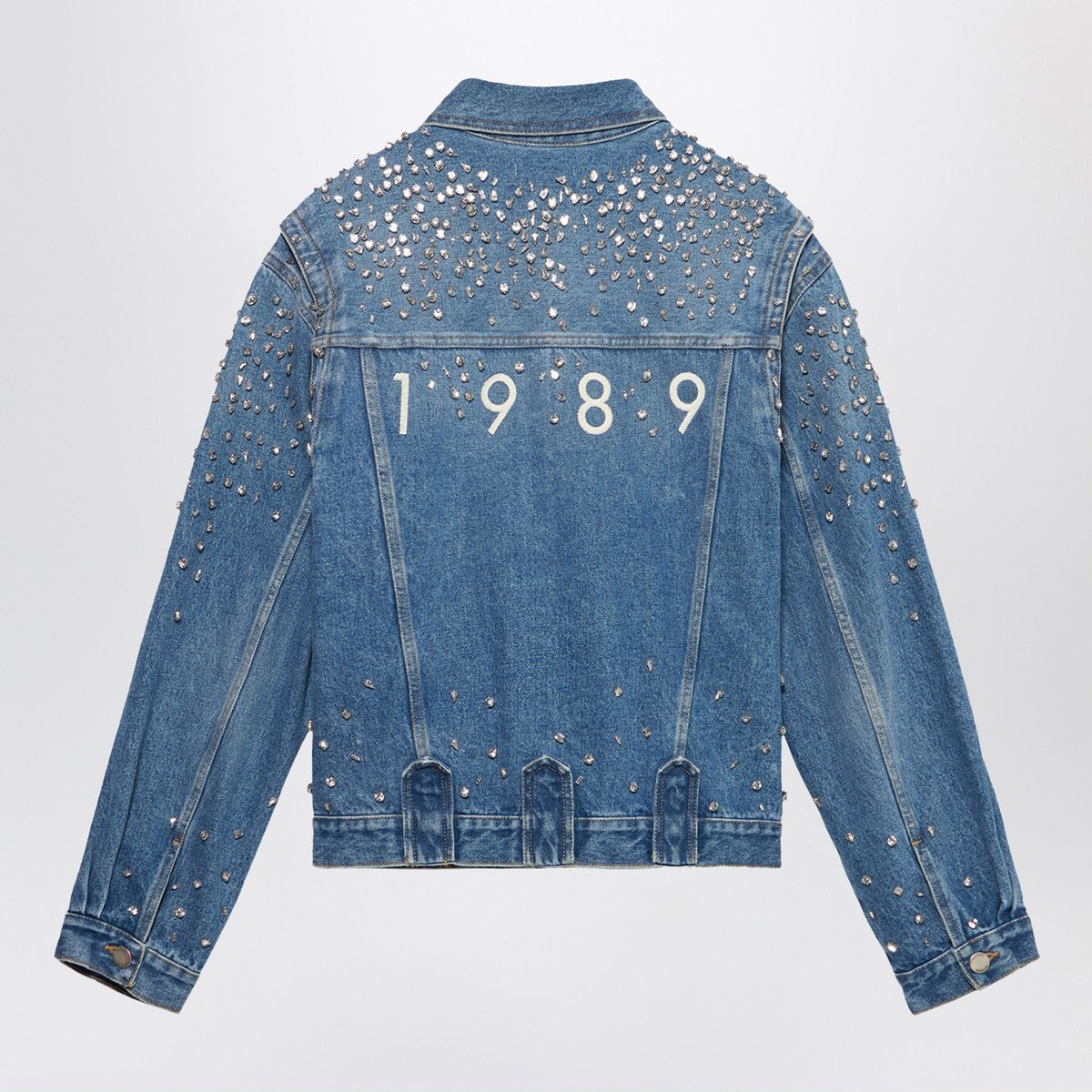 1989 STUDIO Denim Trucker Jacket Crystals blue 1989 STUDIO