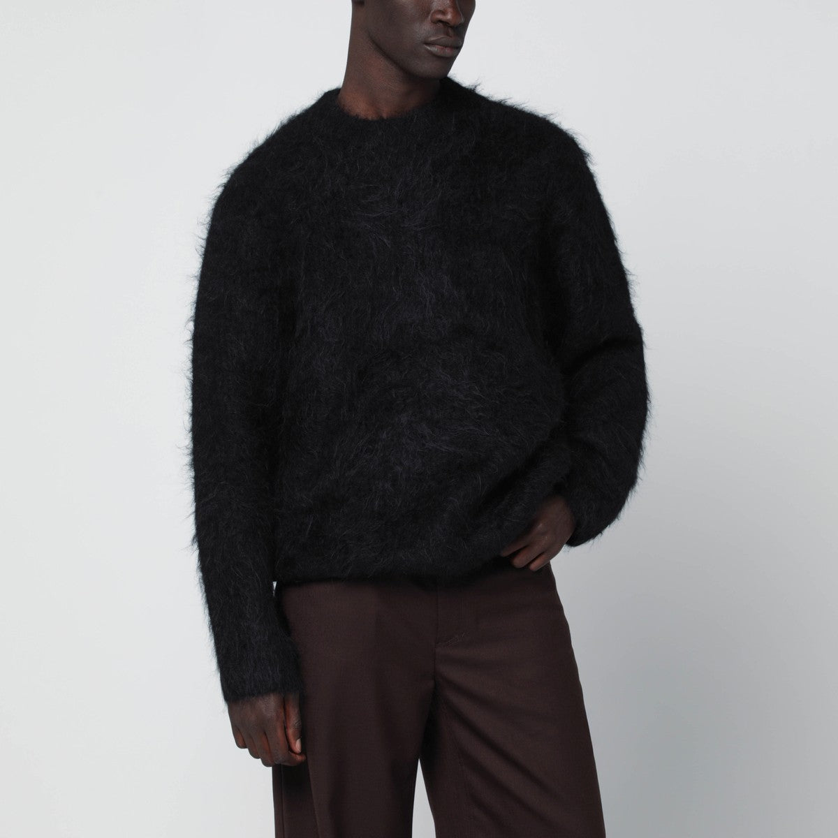 Séfr Haru black alpaca blend sweater Séfr