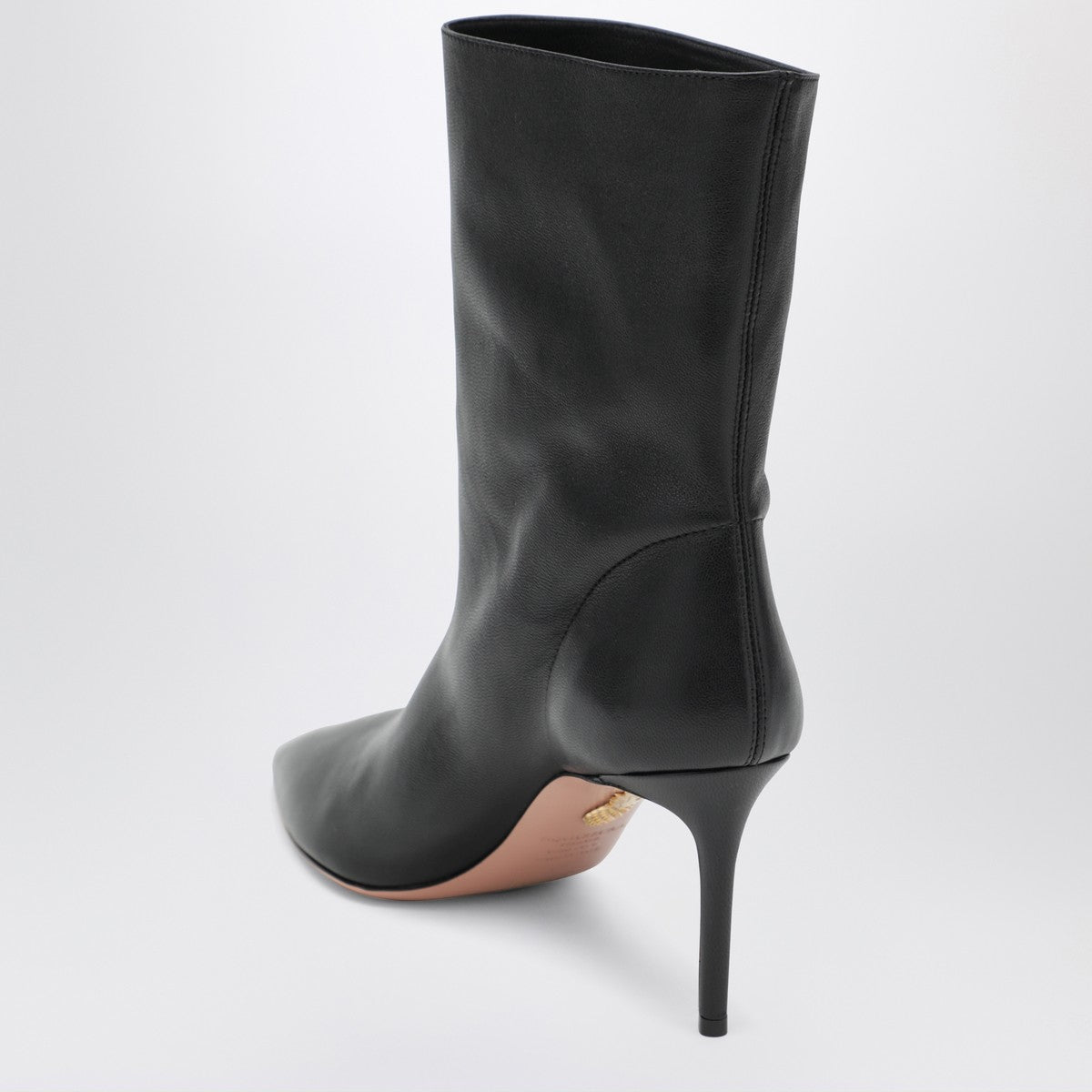 Aquazzura Black leather ankle boot Aquazzura
