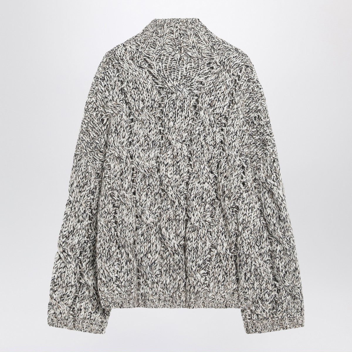 Brunello Cucinelli Dazzling Chiné cashmere-blend sweater Brunello Cucinelli