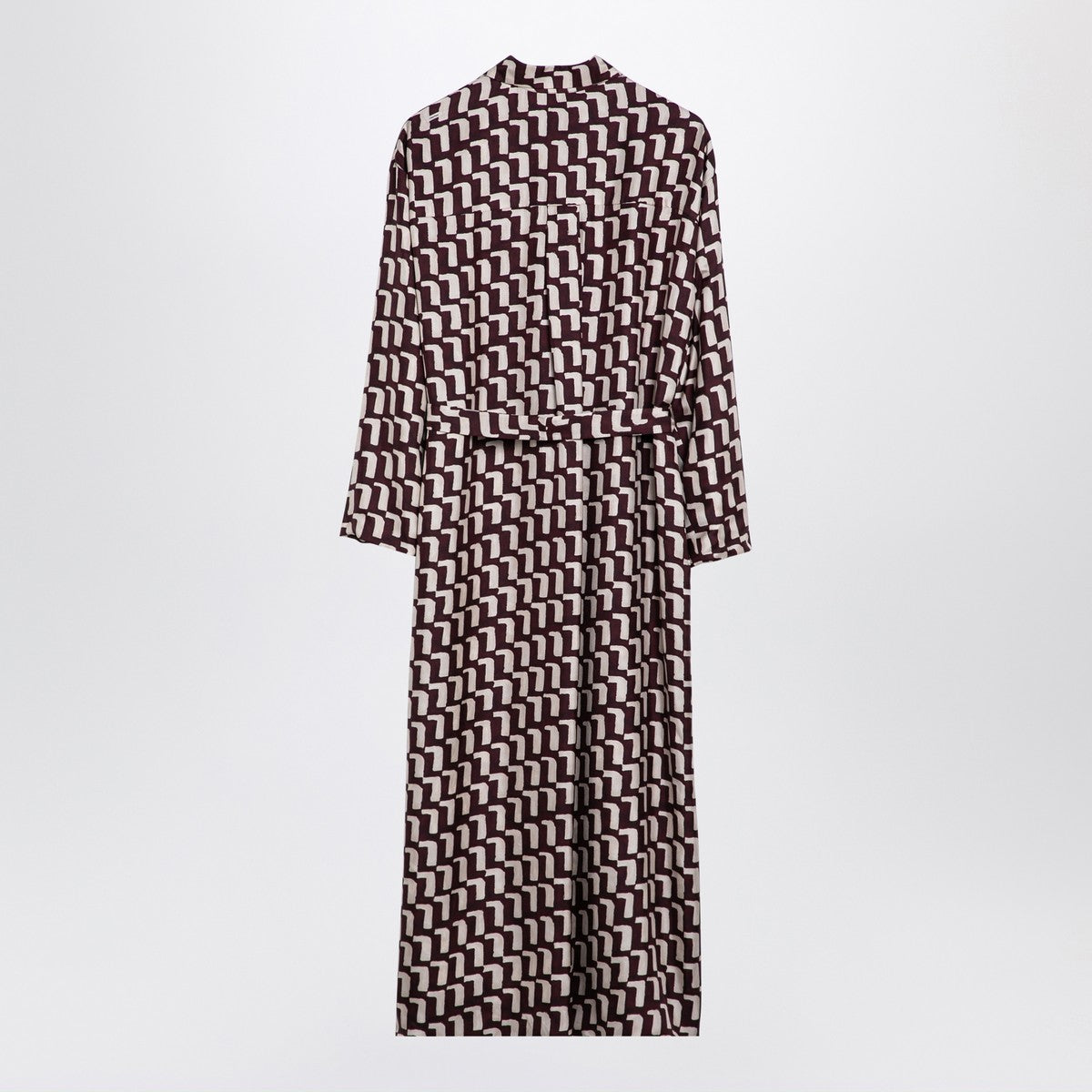 MAX MARA TIMELESS Bordeaux reversible chemise dress