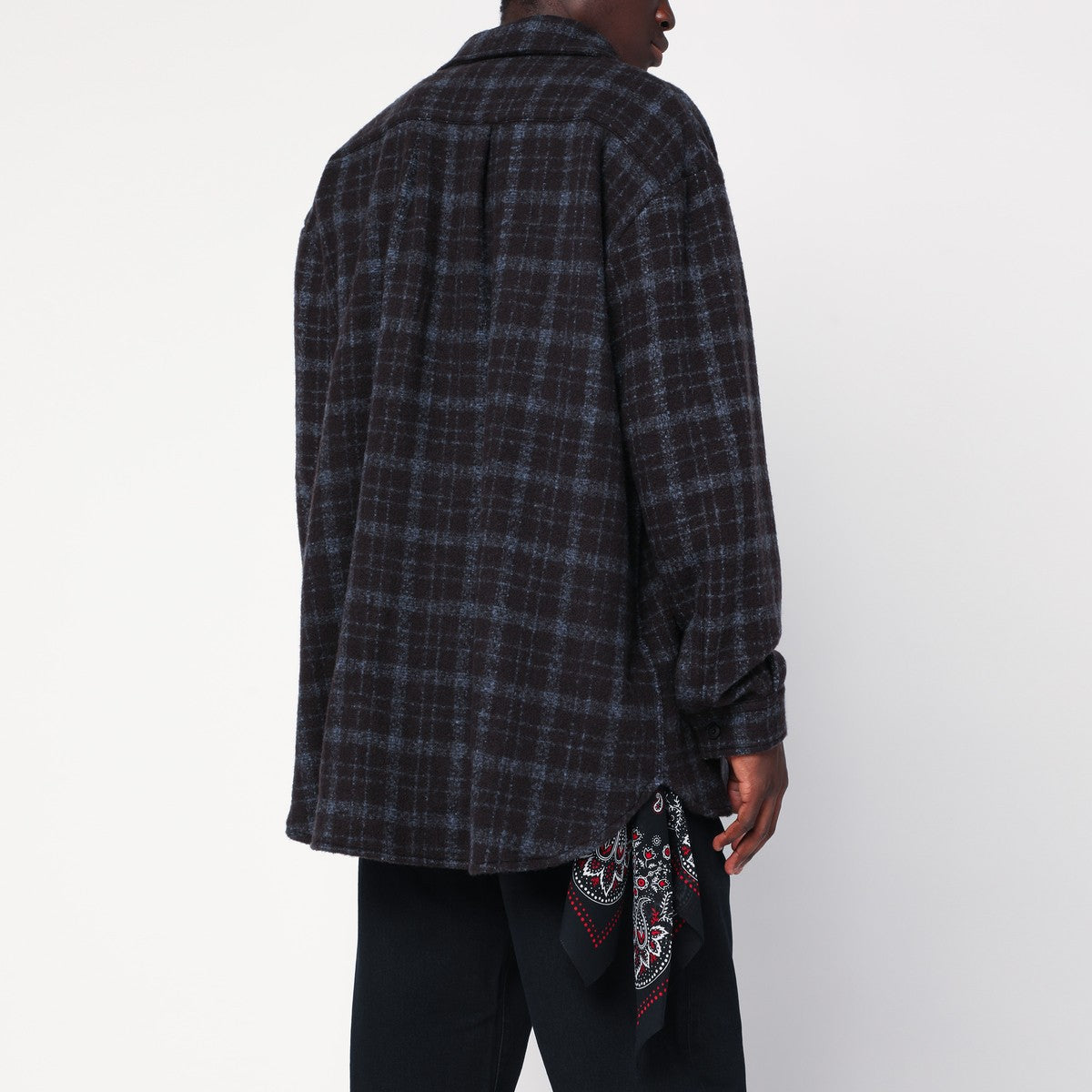 Destin Plaid wool shirt jacket Destin