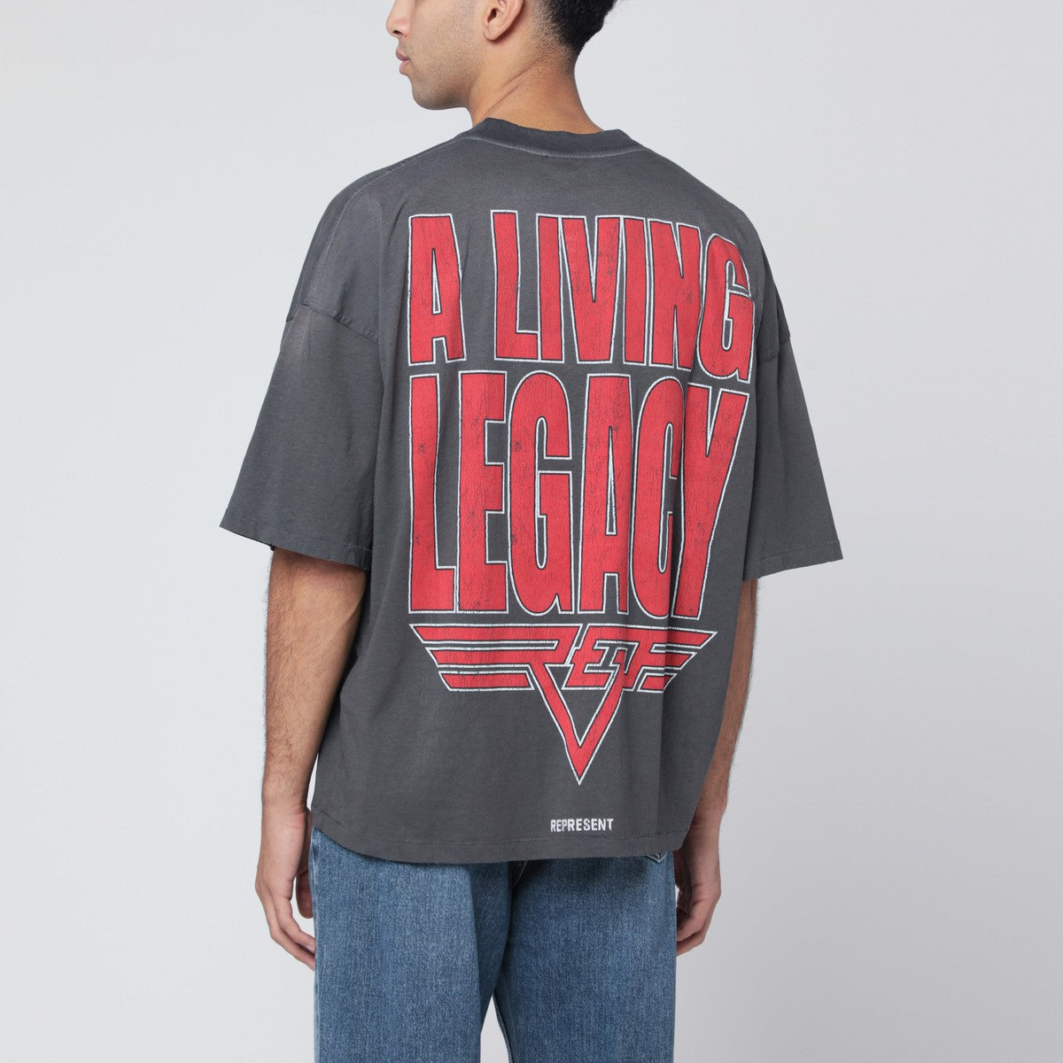 Represent Reversible Living Legacy Tour T-shirt in grey Represent